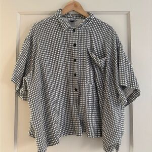 Nettle Studios Boxy Collared Top